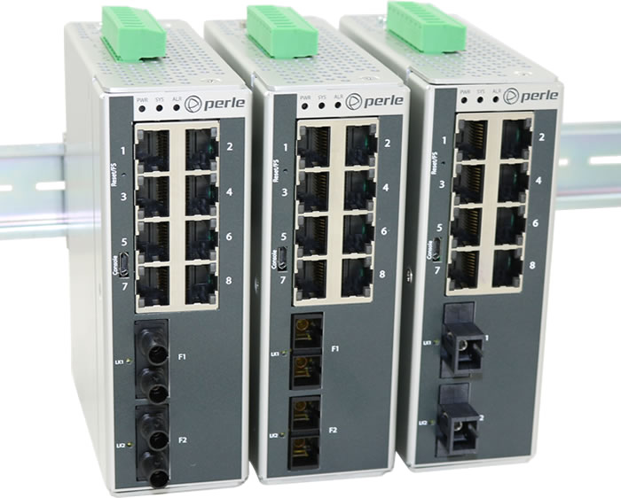 Perle IDS-710CT Managed Industrial Ethernet Switches