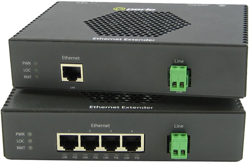 Perle eXP-S110-XT PoE Fast Ethernet Extenders