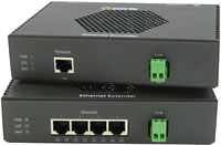 Perle eXP-S1110-XT PoE/PoE+ Gigabit Ethernet Extenders