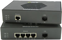 Perle eXP-S1110PE PoE+ Gigabit Ethernet Extenders