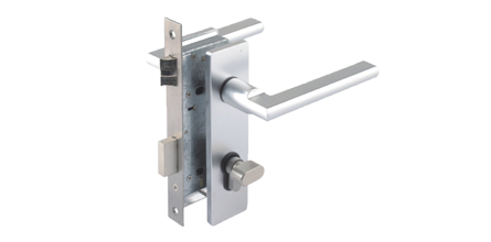 AKCP Heavy Duty Electronic Door Lock with Cylinder and Dead Latch Handle