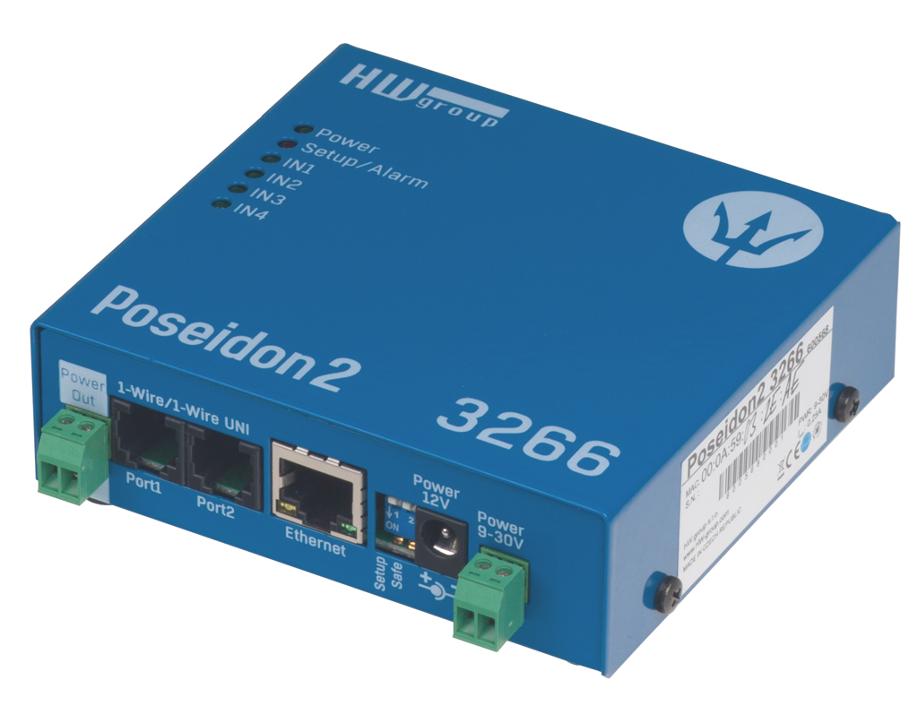 HW group Poseidon2 3266: Remote sensor monitoring over LAN