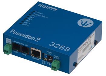 HW group Poseidon2 3268: Ethernet I/O control and sensor monitoring system